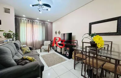 Casa com 3 dormitórios à venda, 118 m² por r$ 720.000,00 - marapé - santos/sp