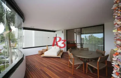 Apartamento com 4 dormitórios, 442 m² - venda por r$ 10.500.000,00 ou aluguel por r$ 51.770,00 - aparecida - santos/sp