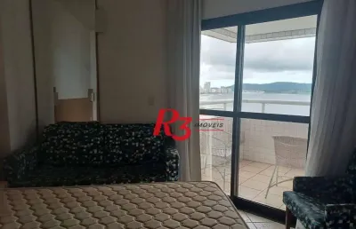 Flat com 2 dormitórios para alugar, 60 m² por r$ 7.000,00/mês - boqueirão - santos/sp