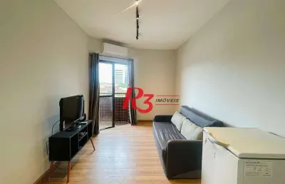 Apartamento para alugar, 51 m² por r$ 3.200,00/mês - vila matias - santos/sp