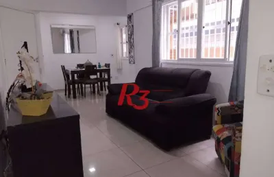 Apartamento à venda, 90 m² por r$ 530.000,00 - embaré - santos/sp