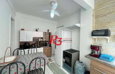Apartamento para alugar, 42 m² por r$ 3.500,02/mês - boqueirão - santos/sp