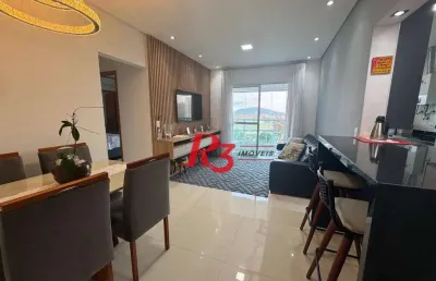 Apartamento à venda, 73 m² por r$ 850.000,00 - ponta da praia - santos/sp