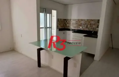 Apartamento com 2 dormitórios para alugar, 70 m² por r$ 4.294,00/mês - embaré - santos/sp