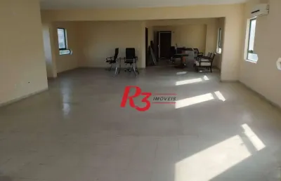 Sala para alugar, 113 m² por r$ 4.500,00/mês - vila mathias - santos/sp