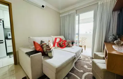 Apartamento à venda, 66 m² por r$ 1.300.000,00 - boqueirão - santos/sp