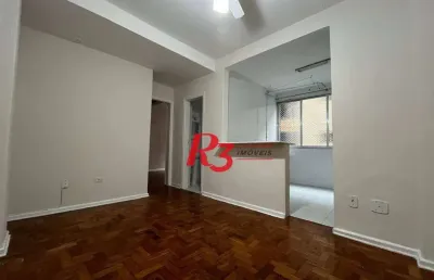Apartamento com 1 dormitório à venda, 45 m² por r$ 375.000,00 - gonzaga - santos/sp
