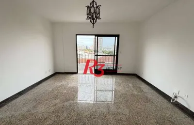 Apartamento com 3 dormitórios para alugar, 110 m² por r$ 4.500,00/mês - boqueirão - santos/sp
