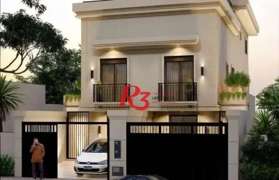 Sobrado triplex à venda/lançamento no boqueirão - santos/sp