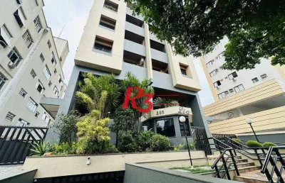 Apartamento com 2 dormitórios à venda, 93 m² por r$ 610.000,00 - embaré - santos/sp