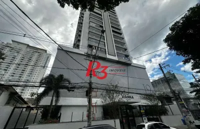 Apartamento para alugar, 54 m² por r$ 6.000,02/mês - boqueirão - santos/sp