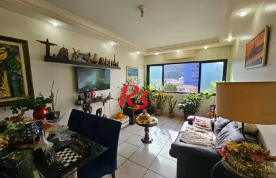 Apartamento com 2 dormitórios à venda, 100 m² por r$ 620.000,00 - campo grande - santos/sp