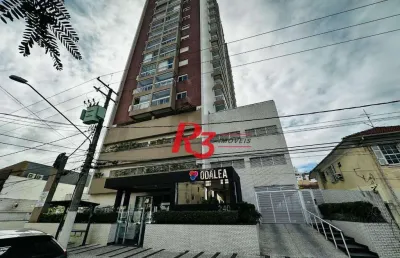 Apartamento com 2 dormitórios à venda, 85 m² por r$ 950.000,00 - marapé - santos/sp