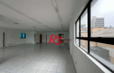Sala para alugar, 121 m² por r$ 5.000,00 - vila matias - santos/sp