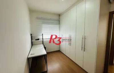 Apartamento para alugar, 45 m² por r$ 4.000,00/mês - campo grande - santos/sp