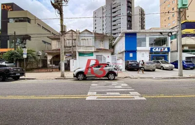 Sobrado, 193 m² - venda por r$ 2.700.000,00 ou aluguel por r$ 16.700,00/mês - gonzaga - santos/sp