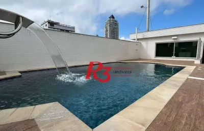 Casa com 4 dormitórios à venda, 370 m² por r$ 2.800.000,00 - ponta da praia - santos/sp