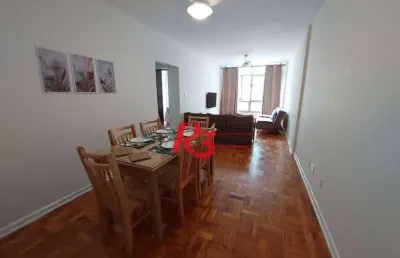 Apartamento com 1 dormitório à venda, 70 m² por r$ 590.000,00 - aparecida - santos/sp