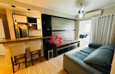 Apartamento com 2 dormitórios para alugar, 72 m² por r$ 5.300,00/mês - vila belmiro - santos/sp
