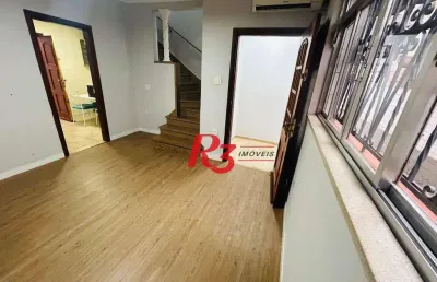 Sobrado com 2 dormitórios à venda, 86 m² por r$ 475.000,00 - vila matias - santos/sp
