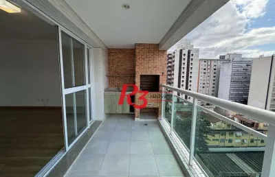 Apartamento com 2 dormitórios para alugar, 109 m² por r$ 6.500,00/mês - gonzaga - santos/sp