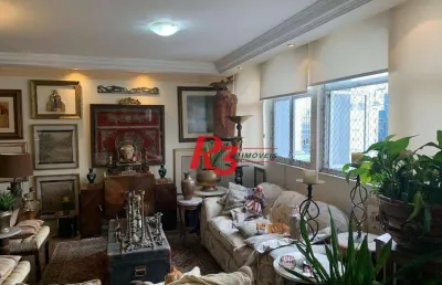 Apartamento à venda, 347 m² por r$ 1.950.000,00 - boqueirão - santos/sp