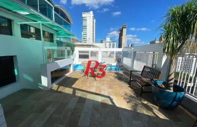 Cobertura com 3 quartos à venda na Rua Enguaguaçu, 35, Ponta da Praia, Santos