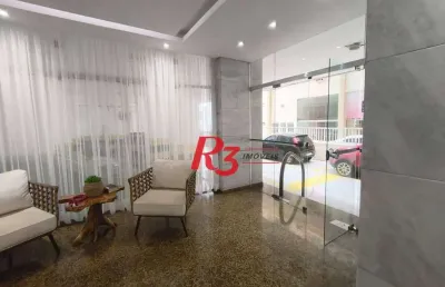 Apartamento à venda, 55 m² por r$ 470.000,00 - gonzaga - santos/sp