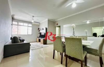 Apartamento com 2 dormitórios à venda, 115 m² por r$ 720.800,00 - boqueirão - santos/sp