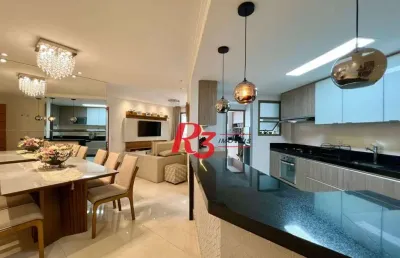 Apartamento com 2 dormitórios à venda, 96 m² por r$ 990.000,00 - canto do forte - praia grande/sp
