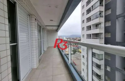Apartamento com 2 dormitórios para alugar, 80 m² por r$ 4.600,02/mês - macuco - santos/sp
