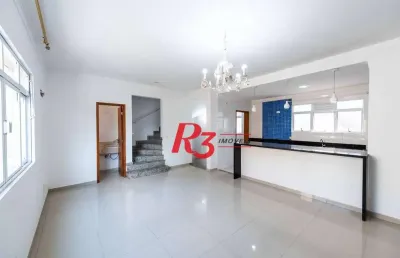 Village, 136 m² - venda por r$ 1.650.000,00 ou aluguel por r$ 5.500,00/mês - gonzaga - santos/sp