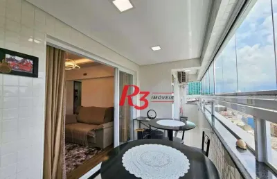 Apartamento com 2 dormitórios à venda, 72 m² por r$ 780.000,00 - macuco - santos/sp