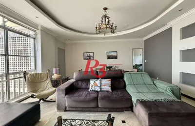 Apartamento com 3 dormitórios, 148 m² - venda por r$ 960.000,00 ou aluguel por r$ 6.900,00/mês - gonzaga - santos/sp
