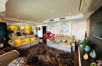 Apartamento à venda, 262 m² por r$ 4.800.000,00 - aparecida - santos/sp