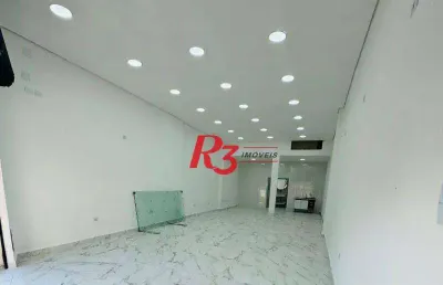 Loja para alugar, 100 m² por r$ 12.000,00/mês - ponta da praia - santos/sp
