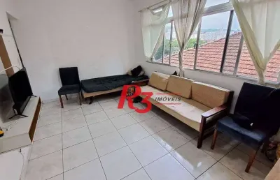 Apartamento com 2 dormitórios à venda, 64 m² por r$ 350.000,00 - campo grande - santos/sp