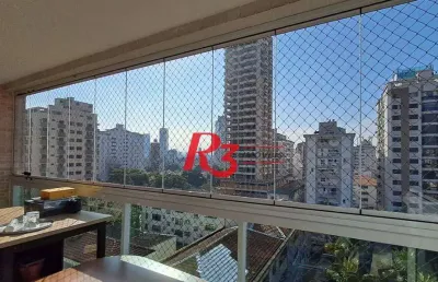 Apartamento com 3 dormitórios para alugar, 119 m² por r$ 11.000,00/mês - ponta da praia - santos/sp