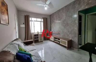 Apartamento com 2 dormitórios para alugar, 59 m² por r$ 2.885,00/mês - aparecida - santos/sp
