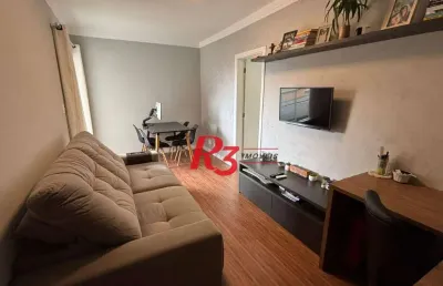 Apartamento com 1 dormitório para alugar, 65 m² - ponta da praia - santos/sp