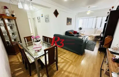 Apartamento com 2 dormitórios à venda, 90 m² por r$ 640.000,00 - aparecida - santos/sp