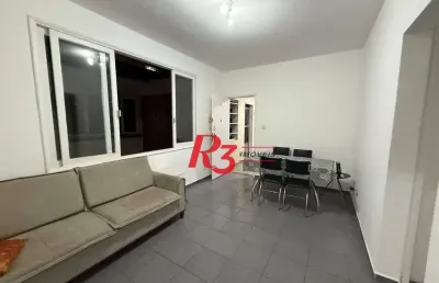 Apartamento com 2 dormitórios à venda, 70 m² por r$ 400.000,00 - boqueirão - santos/sp