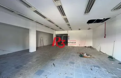 Loja para alugar, 250 m² por r$ 18.000,00/mês - aparecida - santos/sp