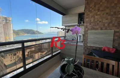 Apartamento com 2 dormitórios para alugar, 111 m² por r$ 9.950,00/mês - ponta da praia - santos/sp