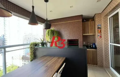 Apartamento à venda, 87 m² por r$ 1.256.000,00 - pompéia - santos/sp