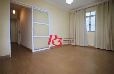 Apartamento com 2 dormitórios para alugar, 80 m² por r$ 3.300,00/mês - vila matias - santos/sp