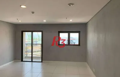 Sala, 66 m² - venda por r$ 300.000,00 ou aluguel por r$ 3.500,00/mês - valongo - santos/sp