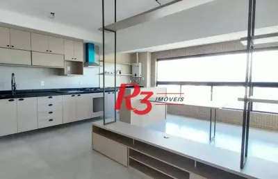 Apartamento com 2 dormitórios para alugar, 65 m² por r$ 6.027,00/mês - ponta da praia - santos/sp
