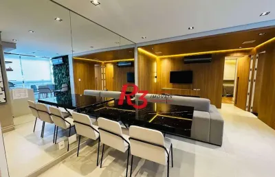 Apartamento com 2 dormitórios, 76 m² - venda por r$ 880.000,00 ou aluguel por r$ 6.700,00/mês - marapé - santos/sp