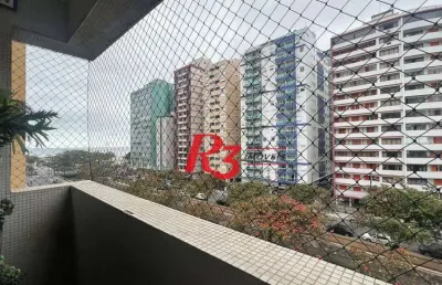 Apartamento com 2 dormitórios à venda, 103 m² por r$ 600.000,00 - pompéia - santos/sp